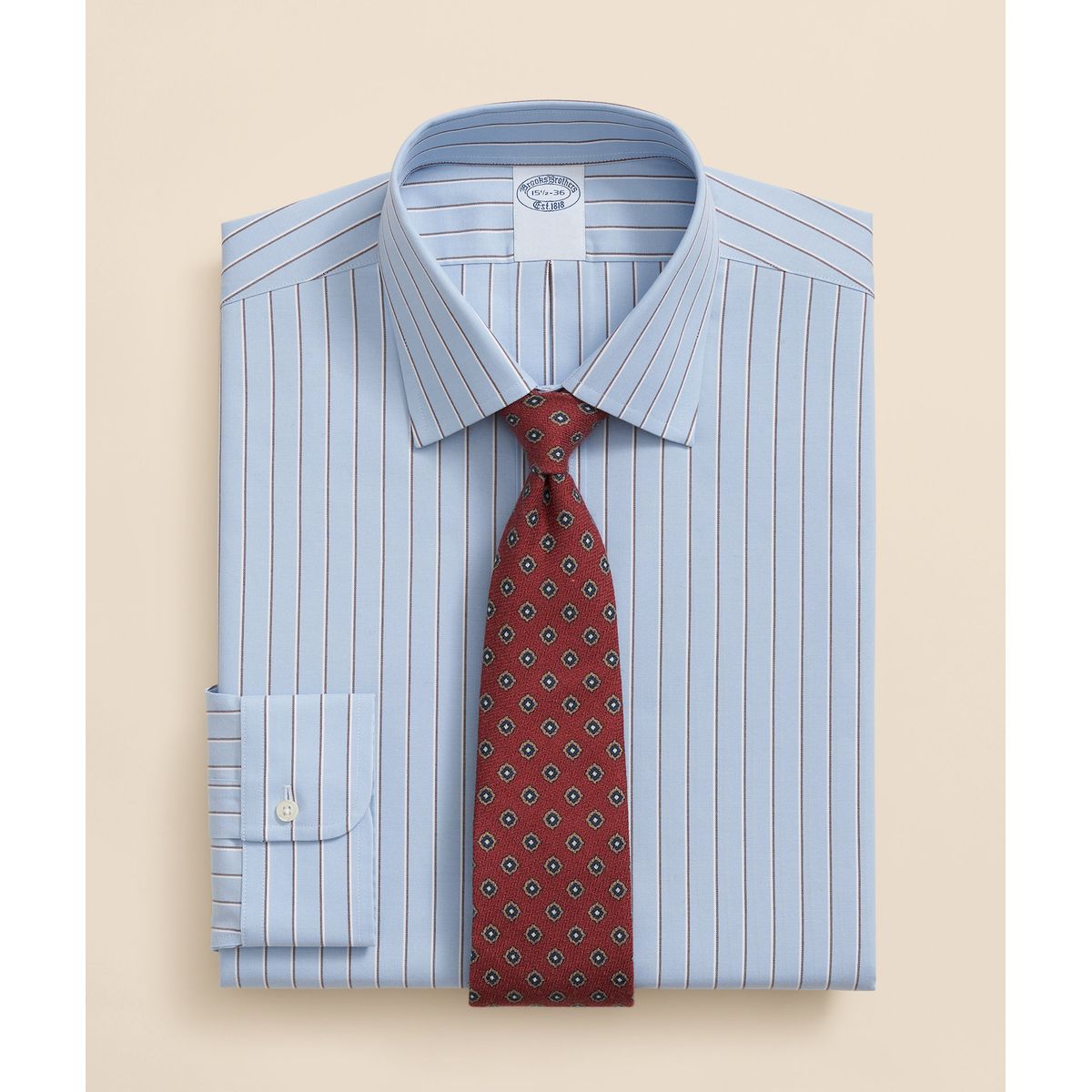 BROOKS BROTHERS - Camisa Hombre Ni Supima Ainsley Reg Celeste Brooks Brothers