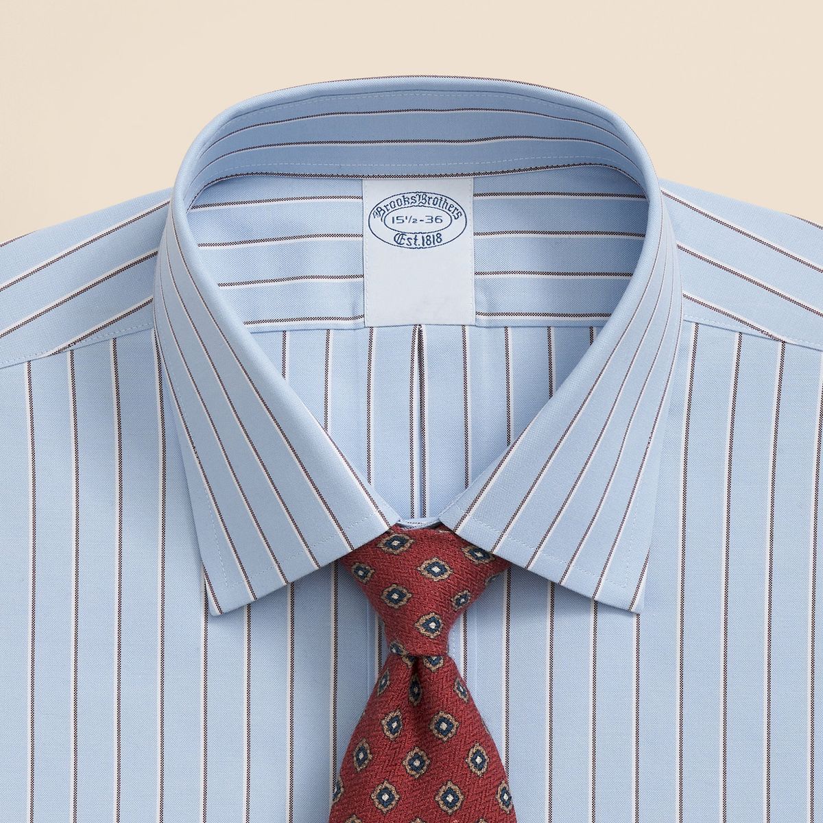 BROOKS BROTHERS - Camisa Hombre Ni Supima Ainsley Reg Celeste Brooks Brothers