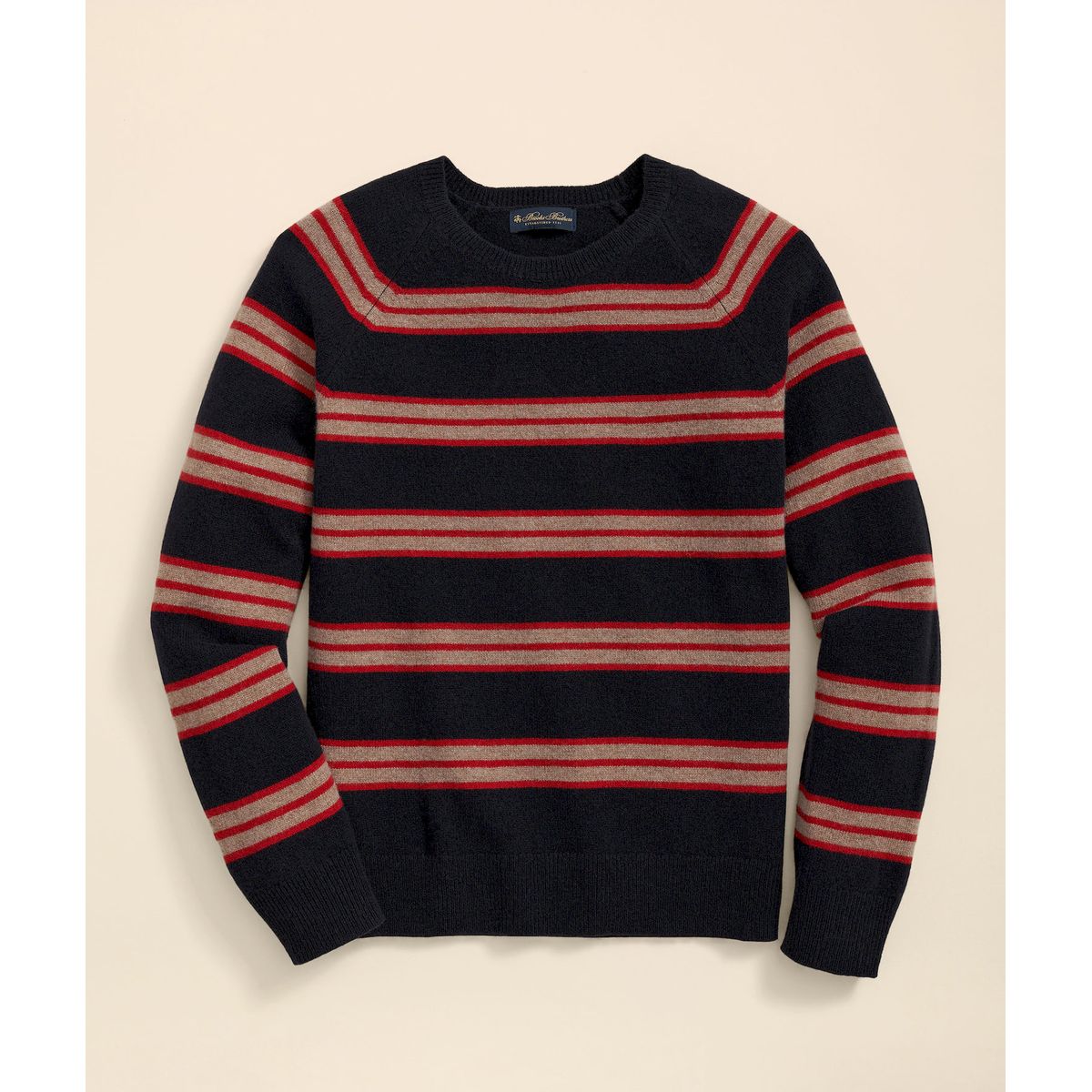 BROOKS BROTHERS - Sweater Hombre Wool Archive Stripe Azul Brooks Brothers