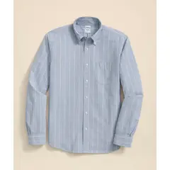 BROOKS BROTHERS - Camisa Hombre Ni Frdy Oxf Fall Stripe Reg Azul
