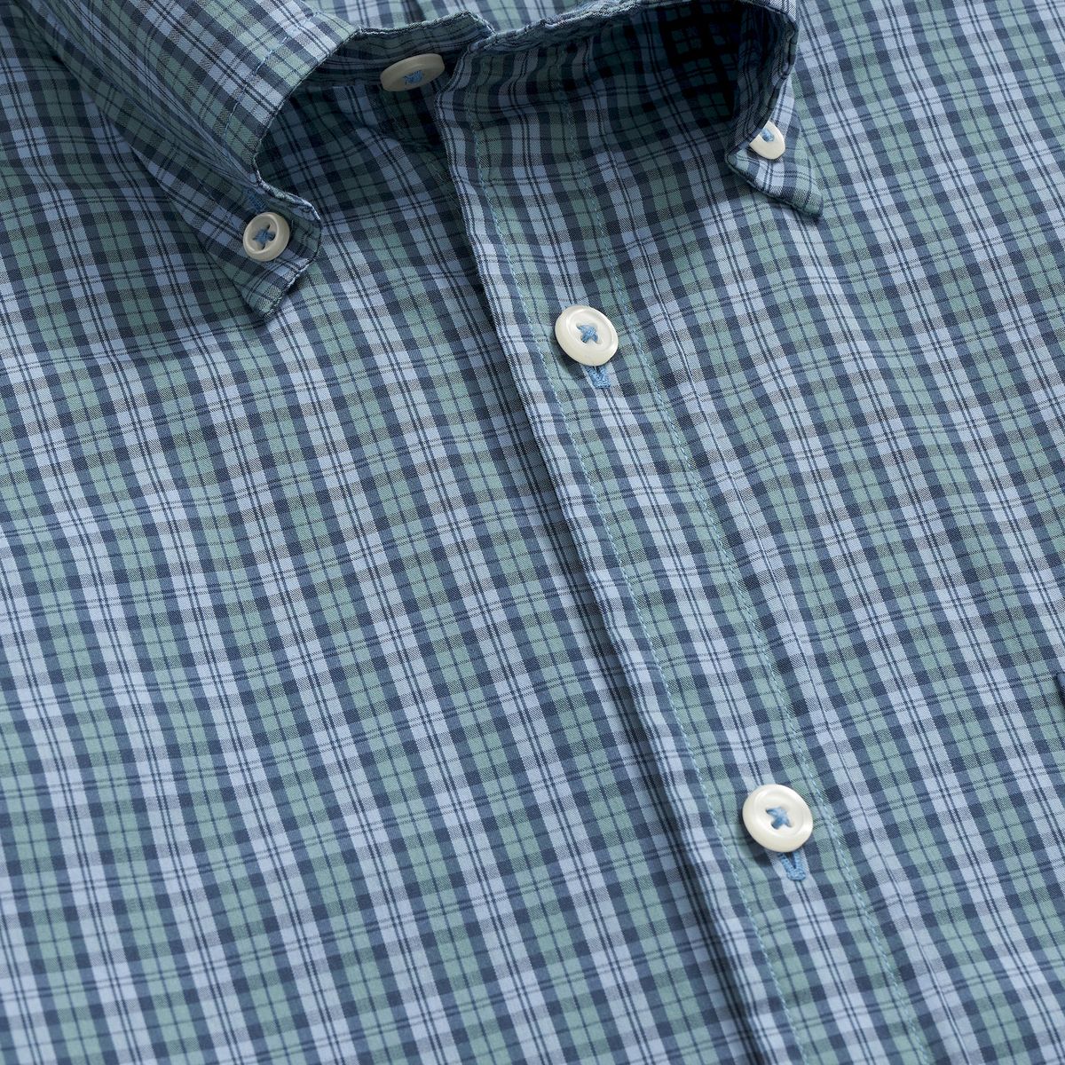 BROOKS BROTHERS - Camisa Hombre Ni Performance Tartan Reg Azul Brooks Brothers