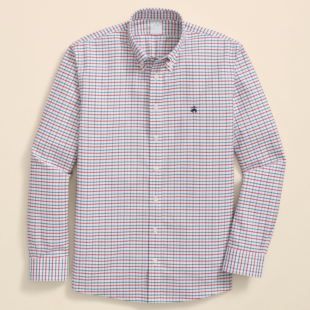 BROOKS BROTHERS - Camisa Hombre Ni Stripe Oxf Reg Blanco Brooks Brothers