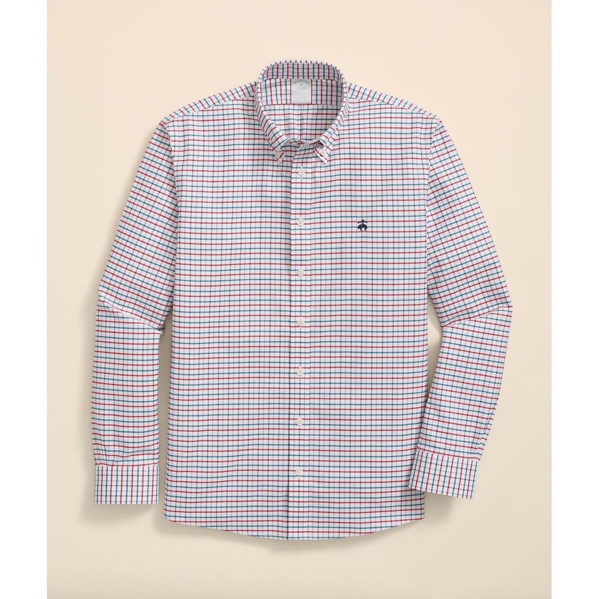 BROOKS BROTHERS - Camisa Hombre Ni Stripe Oxf Reg Blanco Brooks Brothers