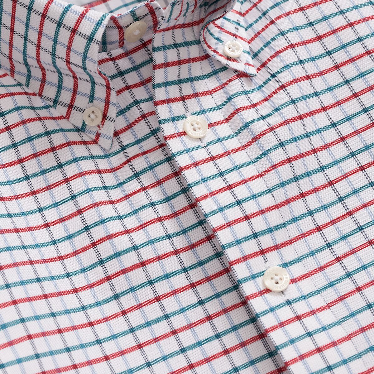 BROOKS BROTHERS - Camisa Hombre Ni Stripe Oxf Reg Blanco Brooks Brothers