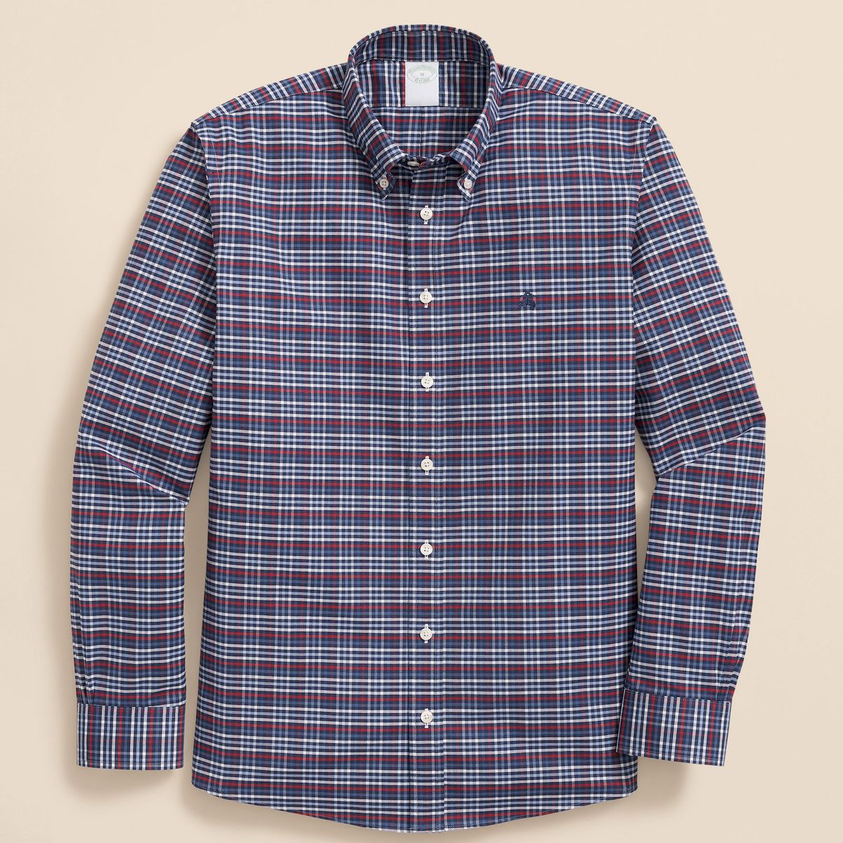 BROOKS BROTHERS - Camisa Hombre Ni Stripe Oxf Reg Azul Brooks Brothers