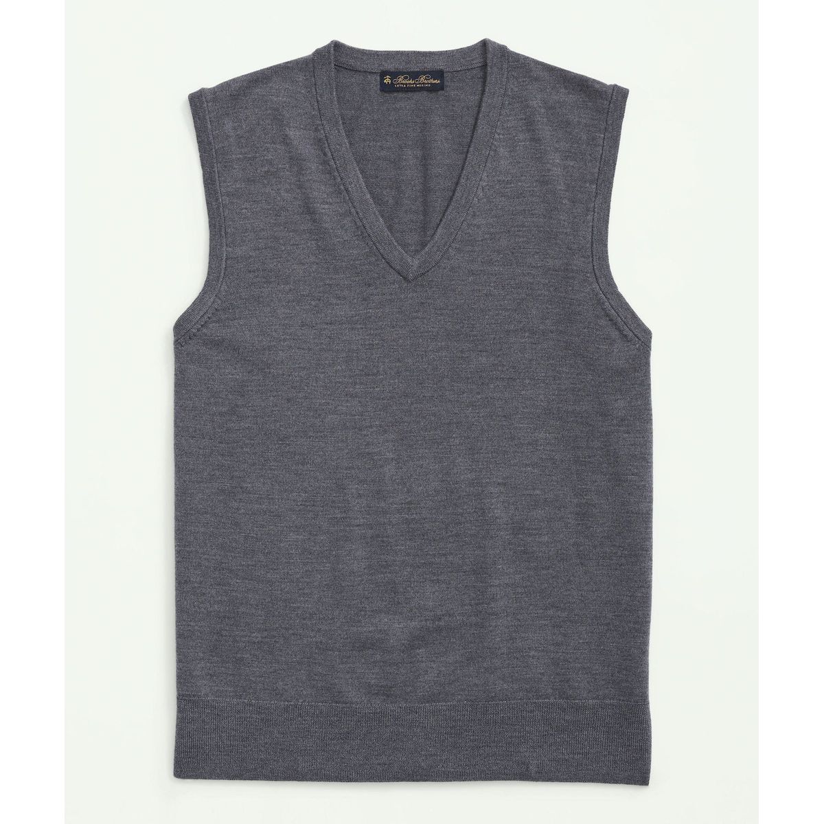 BROOKS BROTHERS - Sweater Vest Hombre Ultimate Merino Wool Gris Brooks Brothers