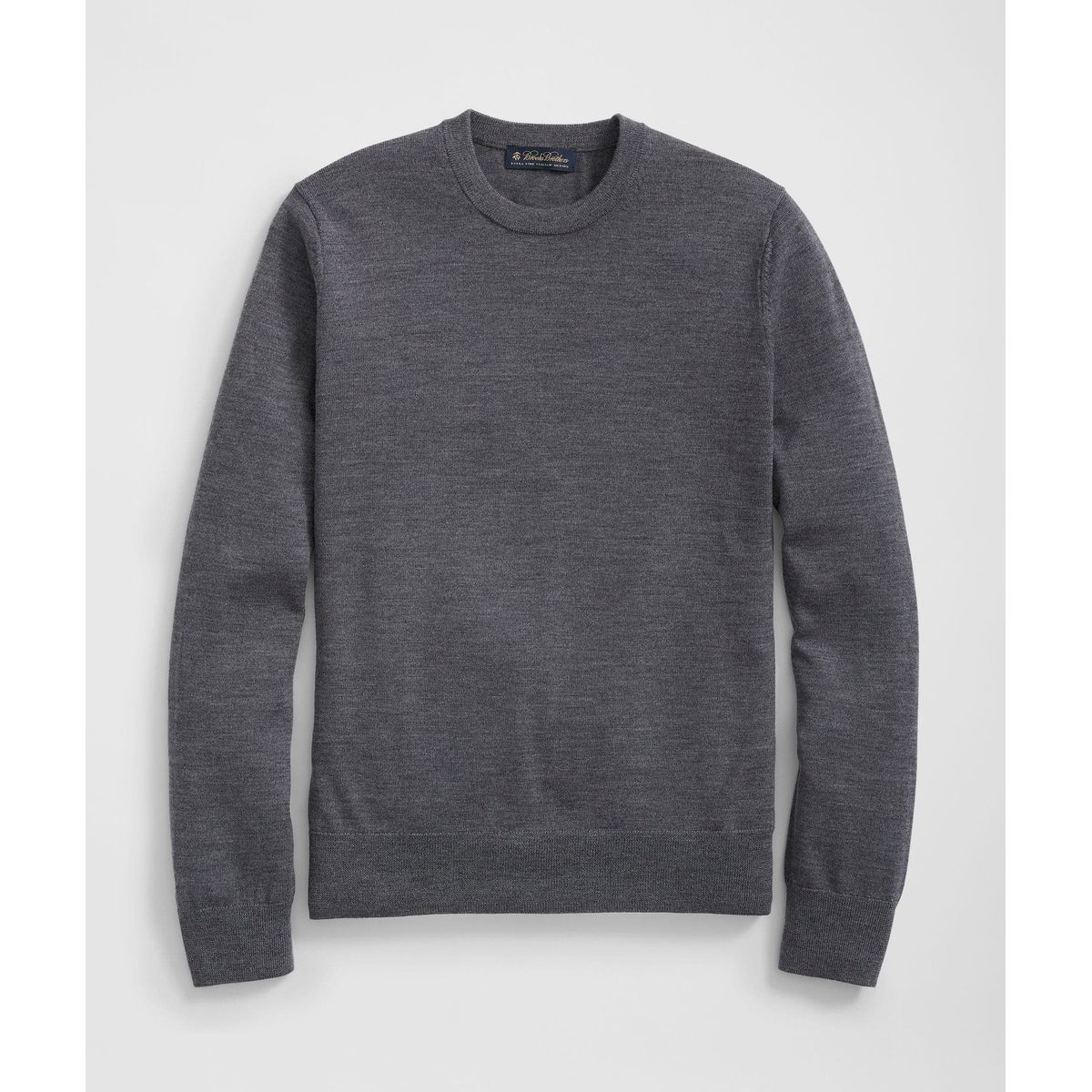BROOKS BROTHERS - Sweater Hombre Ultimate Merino Wool Crewneck Gris Brooks Brothers