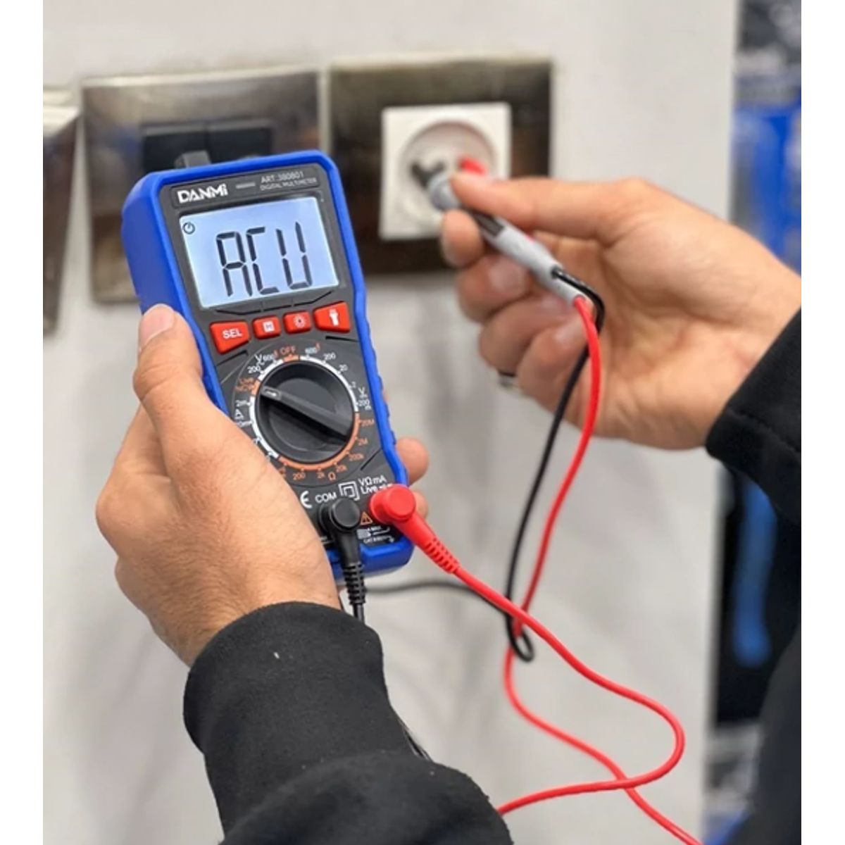 DANMI - Multitester Digital Multimetro Portatil Tester