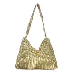 KUANGYE - Bolso Cartera De Fiesta Brillante Para Mujer Elegante