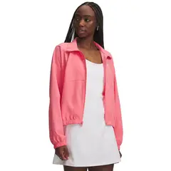 UNDER ARMOUR - Chaqueta Mujer Rival Woven Rosado