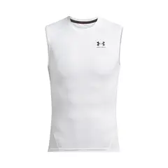 UNDER ARMOUR - Primera Capa Superior Hombre Heatgear Superior Blanco