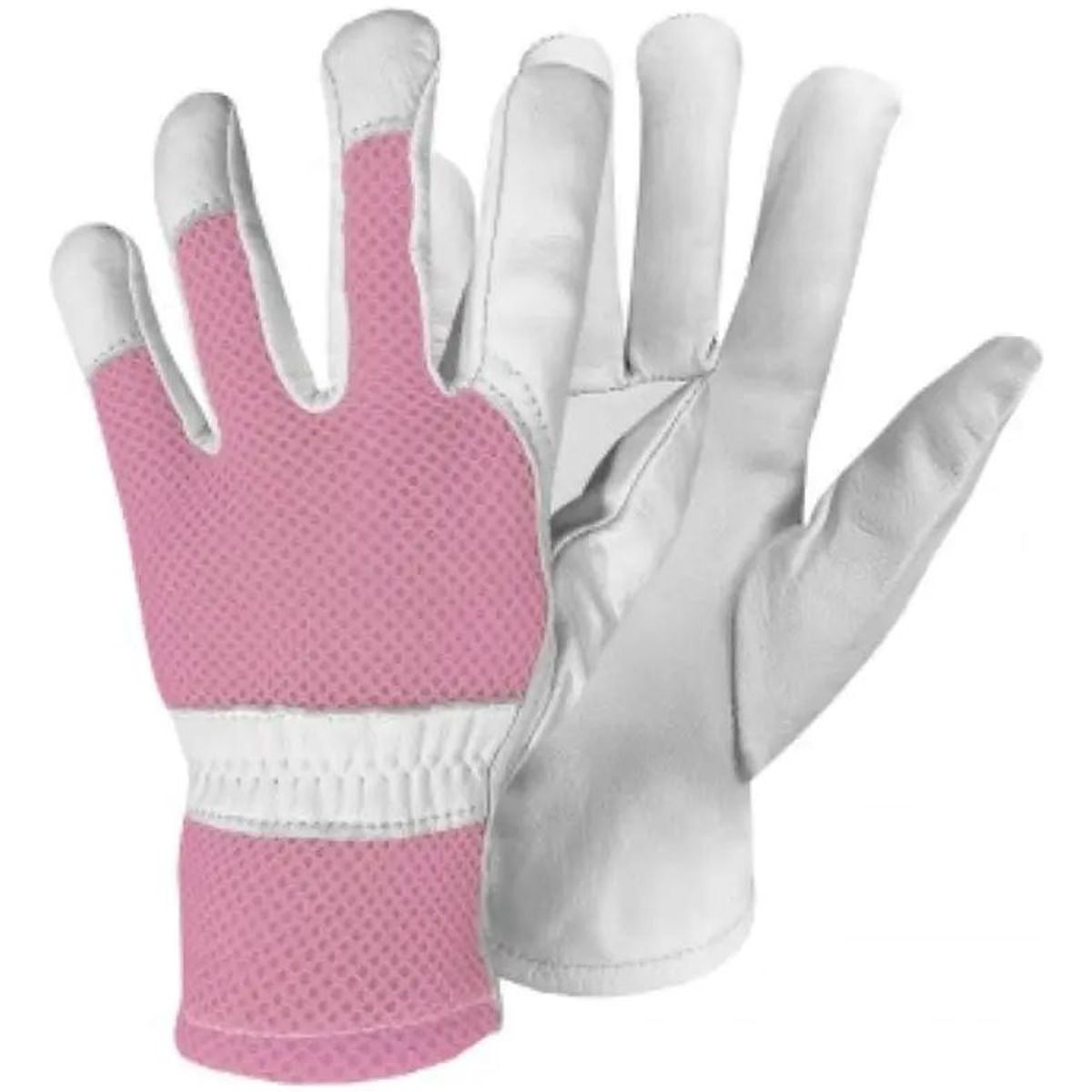 METALFER - Guante Cabritilla Malla Rosado Getpro Talla M
