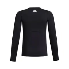 UNDER ARMOUR - Primera Capa Superior Niño Heatgear Armour Negro