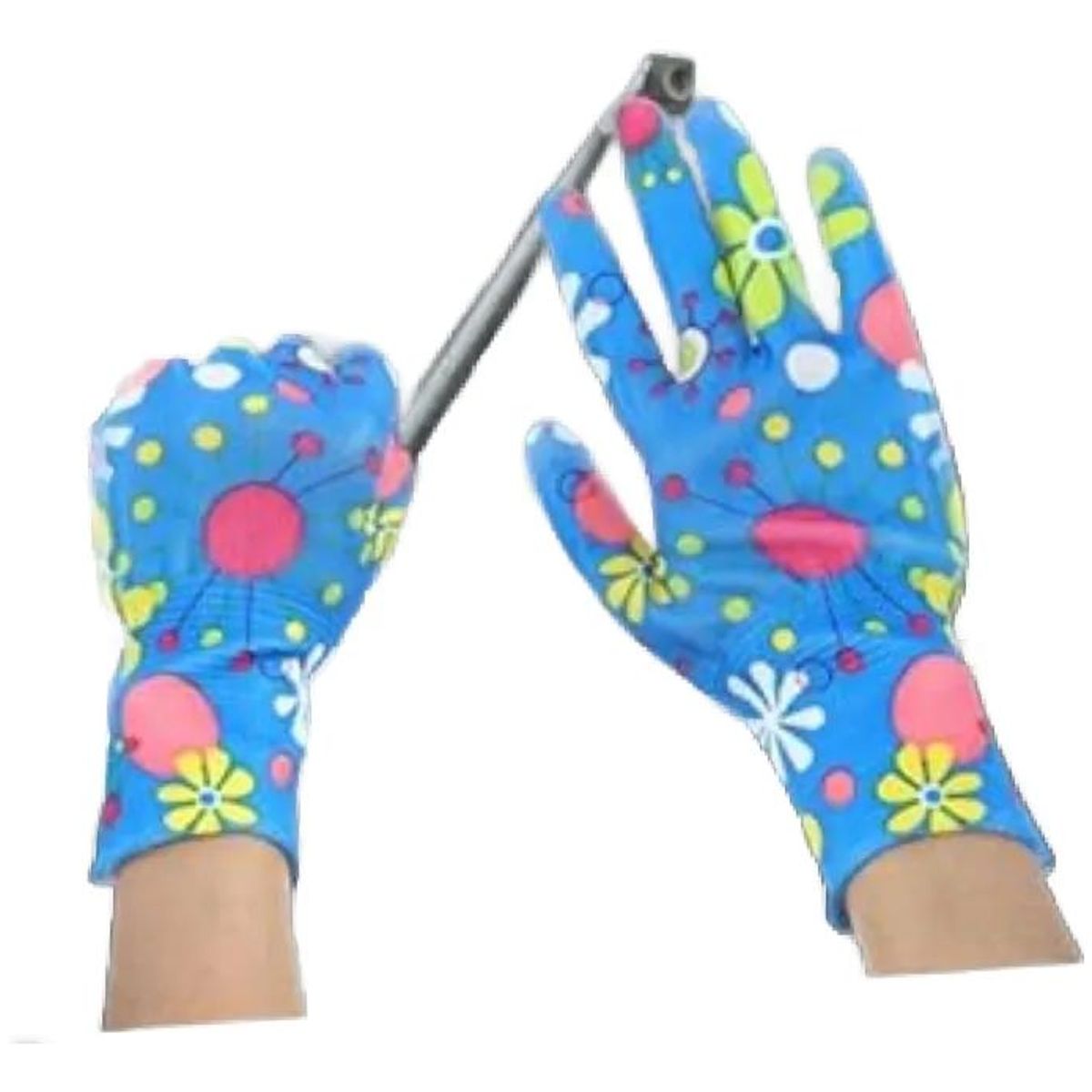 METALFER - Guantes Impresos Guantes Jardineria Azul