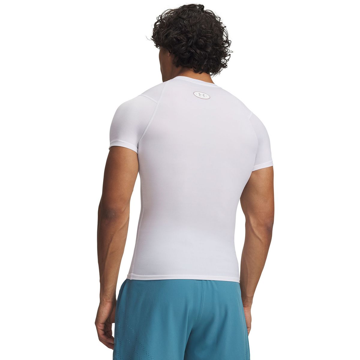 UNDER ARMOUR - Primera Capa Superior Hombre Hg Elite Comp Ss Blanco UNDER ARMOUR