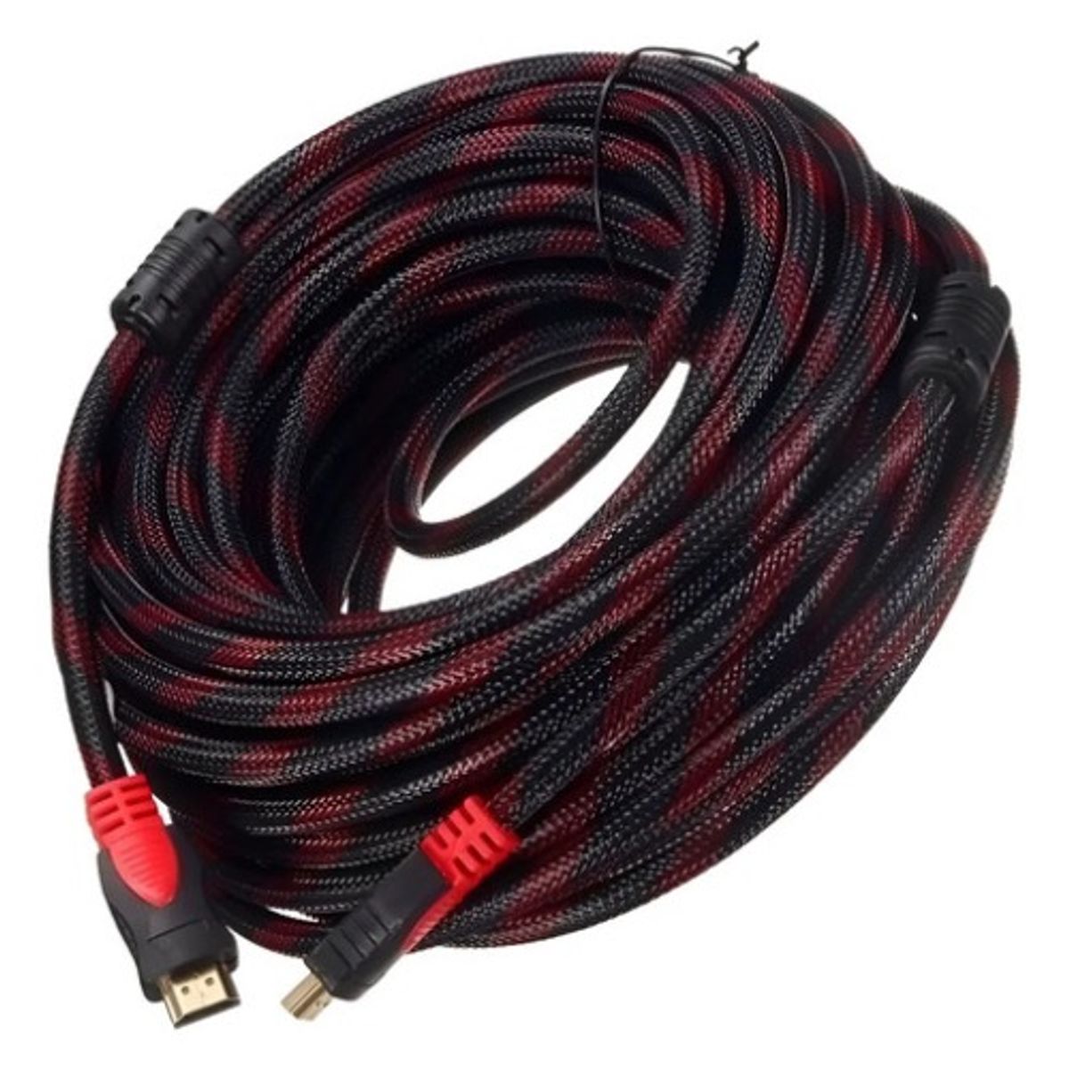 GENERICO - Cable Hdtv 15 Metros Full Hd Blindado,enmallado Y Reforzado 260005