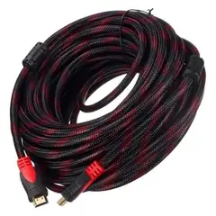 GENERICO - Cable Hdtv 15 Metros Full Hd Blindado,enmallado Y Reforzado 260005
