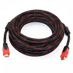 GENERICO - X3 Cable Hdtv 5 Metros Full Hd Blindado Enmallado Reforzado