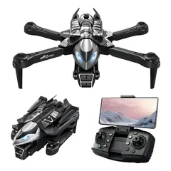 GENERICO - Drone Cámara Wifi 2,4 Ghz Fpv Plegable Recargable Difusor Color Negro