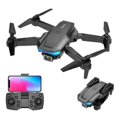 GENERICO - Mini Drone Doble Cámara Full Hd Wifi 2,4 Ghz Fpv Plegable Color Negro-270003