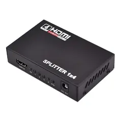 GENERICO - Splitter Hdmi 1x4 Hd 4k Conecta Hasta 4 Tv Lince