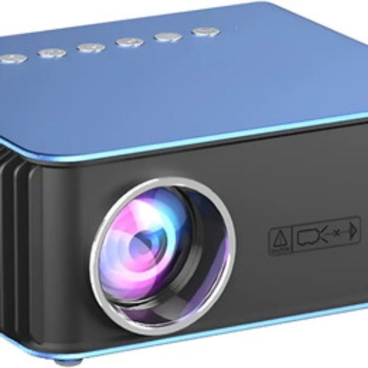GENERICO - Mini Proyector Full Hd Led Proyector Wifi Portatil Miracast Azul - 221053