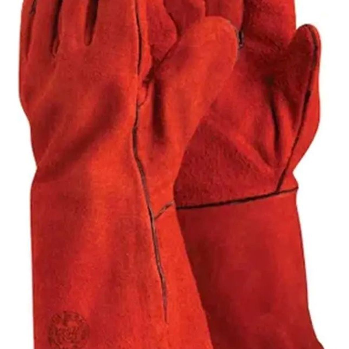 METALFER - Guantes Descarne Soldador Rojo