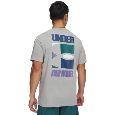 Imagen 2 del producto Polera M/C Hombre M Block Logo Ss Gris