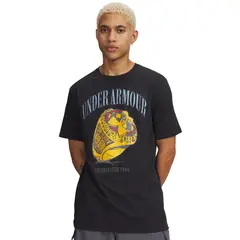 UNDER ARMOUR - Polera M/C Hombre M Champ Ring Ss Negro