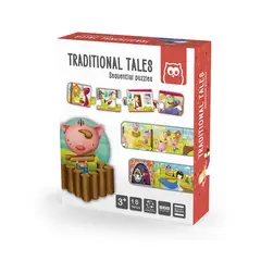 EUREKAKIDS - Puzzle Secuencial Cuentos Tradicionales Eureka Kids