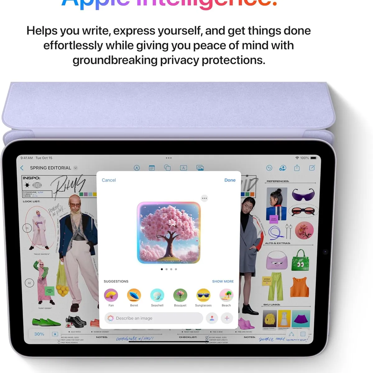 APPLE - Apple - iPad mini A17 Pro chip - Built for Apple Intelligence - Wi-Fi 128GB - Blue---