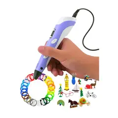 GENERICO - Lápiz 3D con Impresora Manual para Niños Adultos con Filamentos