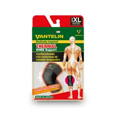 VANTELIN - Rodillera Thermal XL Negra