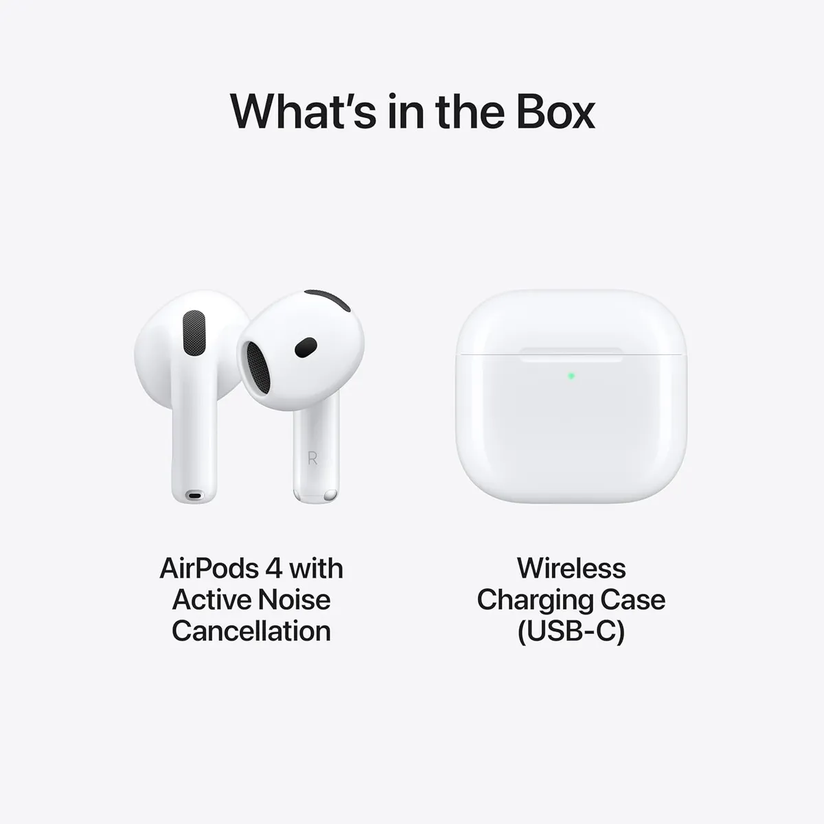 APPLE - Apple AirPods 4 con Cancelación Activa de Ruido