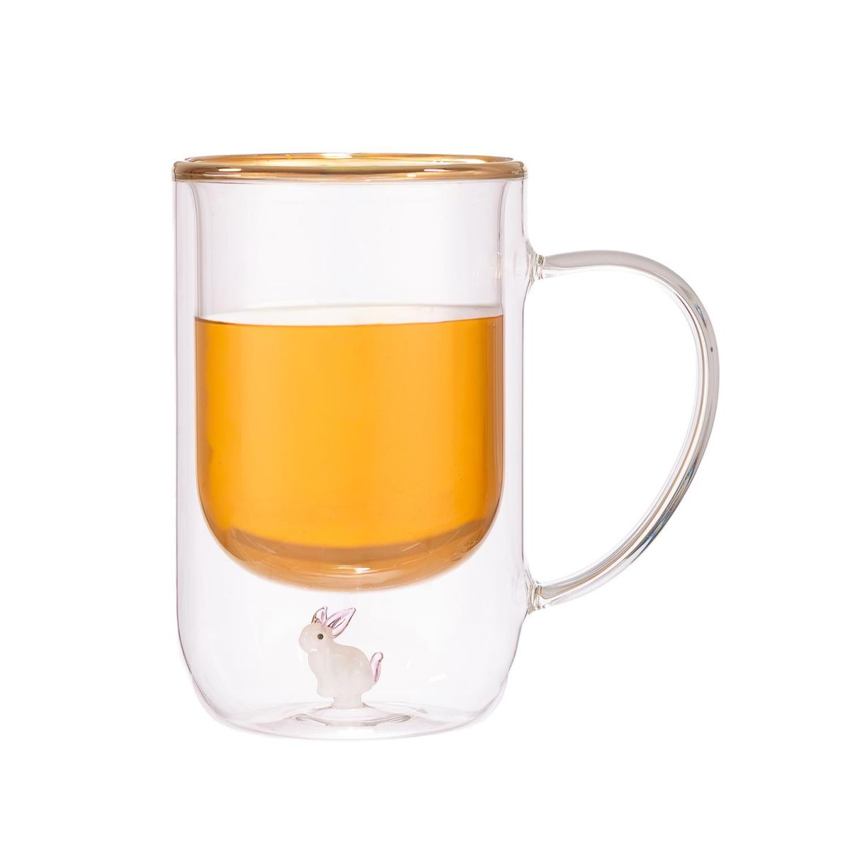 ADAGIO TEAS - Taza Doble Vidrio Rabbit 250 ml