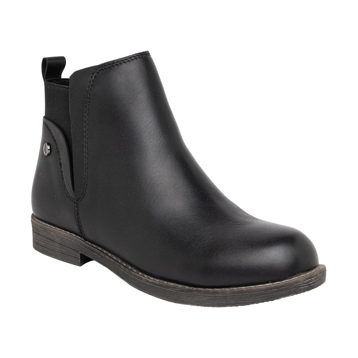 ALQUIMIA - Botin de Cuero Mujer Negro Doret Alquimia