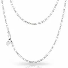 SAINT VENIK - Cadena Figaro 3mm 60cm Largo Elegante Atemporal