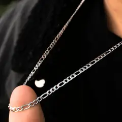 SAINT VENIK - Cadena Figaro 3mm 55cm Largo Elegante Atemporal