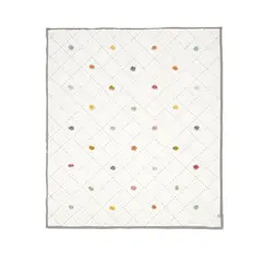 BBPRO - COBERTOR POMPOM 100X120 CM