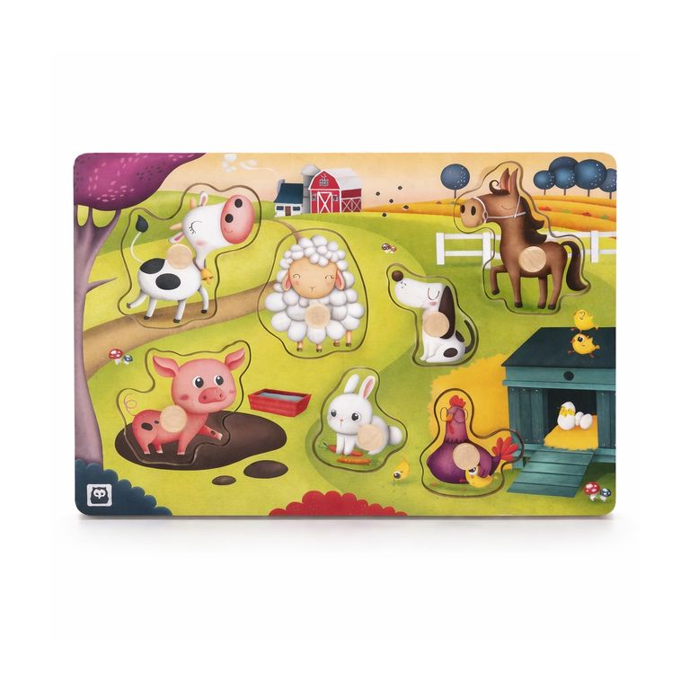 Puzzle Musical Animales de la Granja Eureka Kids