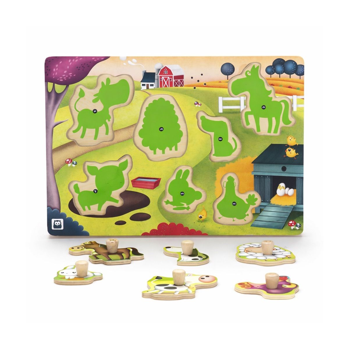 EUREKAKIDS - Puzzle Musical Animales de la Granja Eureka Kids