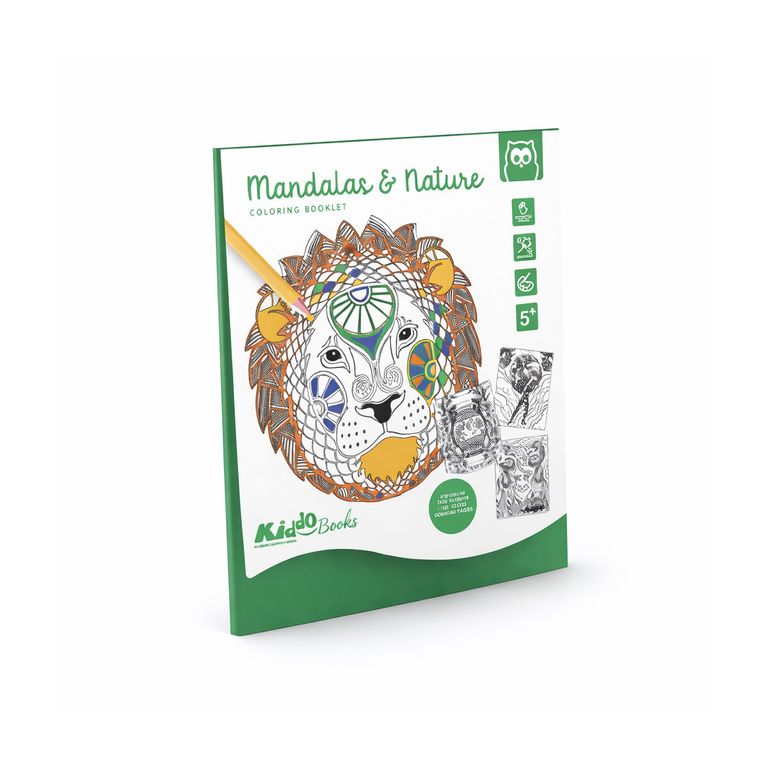 Cuaderno Para Pintar Mandalas Naturaleza Eureka Kids