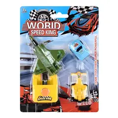 GENERICO - Set Juguete Lanzador De Autos Y Avión De Carreras
