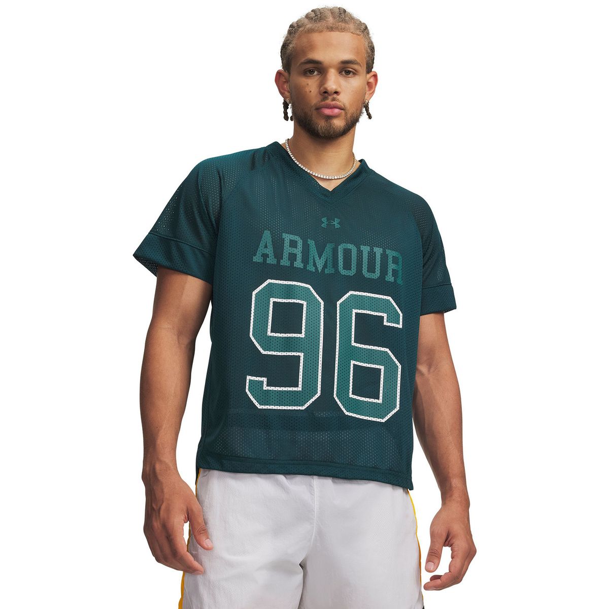 UNDER ARMOUR - Polera M/C Hombre Mesh Jersey Verde UNDER ARMOUR
