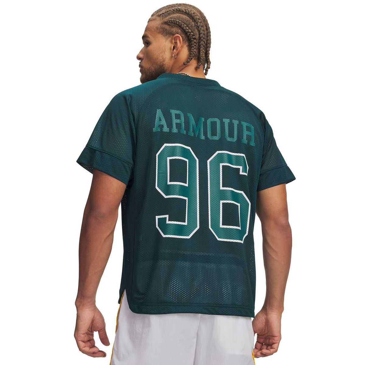 UNDER ARMOUR - Polera M/C Hombre Mesh Jersey Verde UNDER ARMOUR