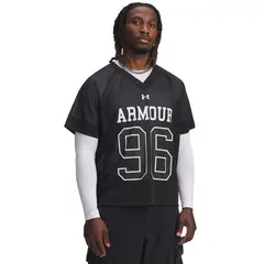 UNDER ARMOUR - Polera M/C Hombre Mesh Jersey Negro