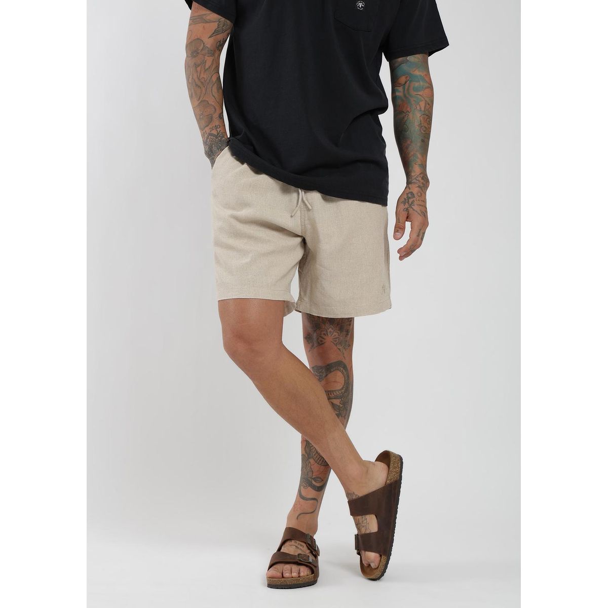 KAYA UNITE - Short Clásico Lino Hombre