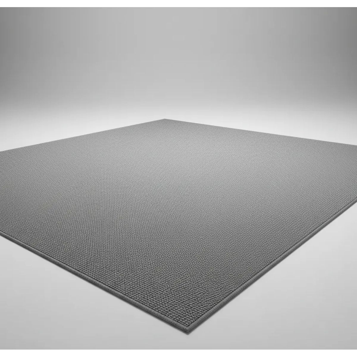 GENERICO - ALFOMBRA GRIS MINIMALISTA TEXTURA RELIEVE GEOMÉTRICO 160X200 WM