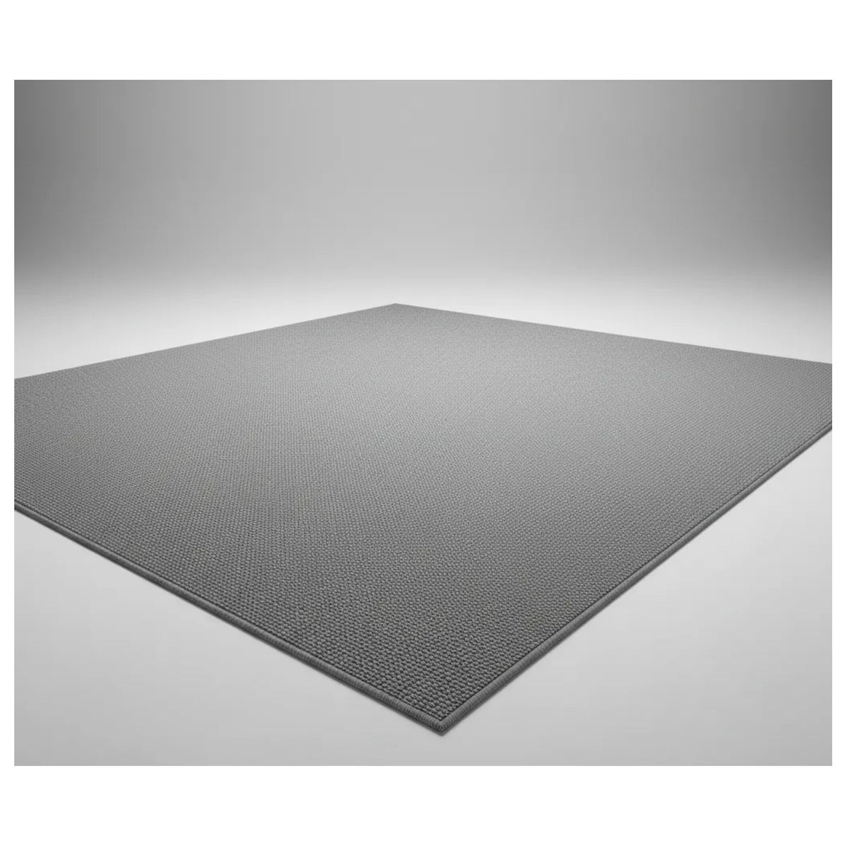 GENERICO - ALFOMBRA GRIS MINIMALISTA TEXTURA RELIEVE GEOMÉTRICO 160X200 WM