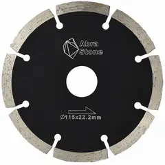 GENERICO - DISCO DIAMANTADO SEGMENTADO PARA CORTE DE GRANITO 4 1/2 Abrastone